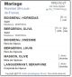 Mariage (Fiche Drouin)