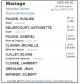 Mariage (Fiche Drouin)