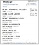 Mariage (Fiche Drouin)