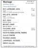 Mariage (Fiche Drouin)