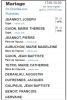 Mariage (Fiche Drouin)