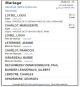 Mariage (Fiche Drouin)