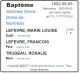 Bapteme Fiche Drouin