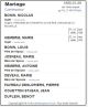 Mariage (Fiche Drouin)