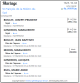 Fiche Mariage (Drouin)