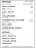 Mariage (Fiche Drouin)