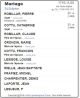 Mariage (Fiche Drouin)