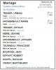 Mariage (Fiche Drouin)